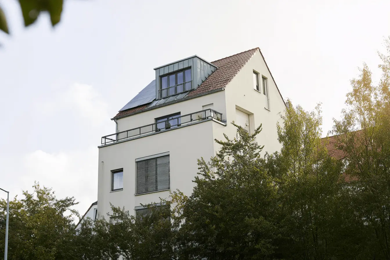 Stadthaus München vor Solar-Installation